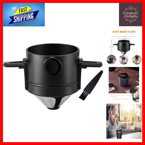 Portable foldable pour over - pour,